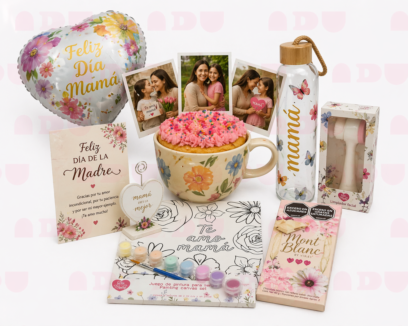 Pocillo Luz con complementos y regalos para mamá