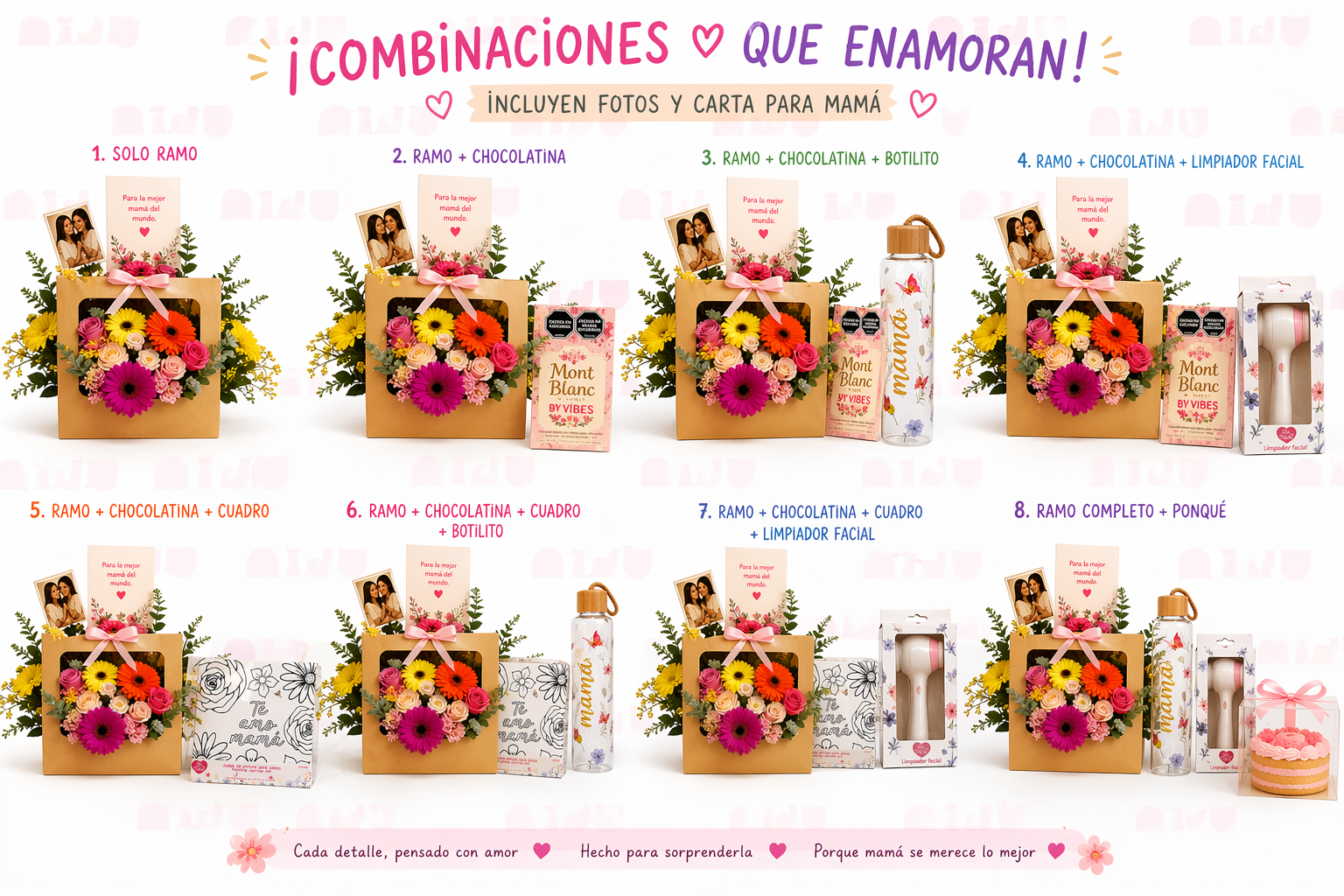Tabla completa de combinaciones que enamoran